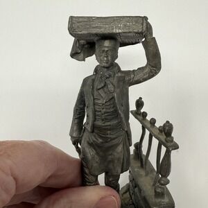 Vintage 1976 The Muffin Man Fine Pewter Franklin Mint Muffins Fresh Muffins